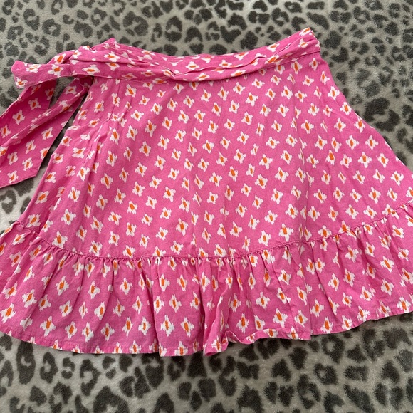 Aerie Wrap Mini Skirt in Lip Gloss Pink Size XS - Picture 8 of 17